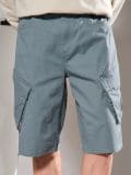 Pantaloncini - azzurro - SINSAY - small1