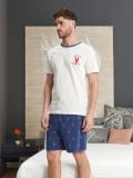 Dvodijelna pidžama - krem - SINSAY - small1