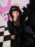 Pulover z zadrgo Zombie Dash - črna - SINSAY - small1