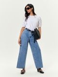 Bluza puf-rukava - krem - SINSAY - small3