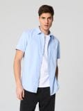 Hemd - Hellblau - SINSAY - small7