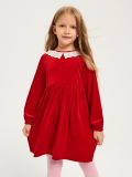 Rochie cu pliuri - roșu - SINSAY - small1