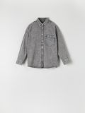 Koszula jeansowa - szary - SINSAY - small4