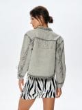 Kurtka jeansowa - szary - SINSAY - small5