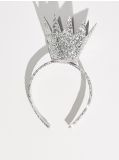 Brokat-Haarreif mit Krone - Grau - SINSAY - small1