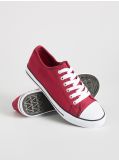 Czerwone trampki - różowy - SINSAY - small4