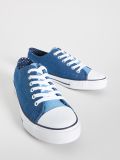 Jeansowe trampki - granatowy - SINSAY - small1