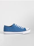 Jeansowe trampki - granatowy - SINSAY - small2