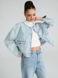 Джинсова куртка - синій - SINSAY - small8
