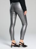 Kavbojke high waist skinny - srebrna - SINSAY - small2