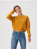 Pulover pentru femei - galben - SINSAY - small1