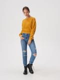 Pulover pentru femei - galben - SINSAY - small2