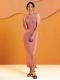 Rochie maxi - roz-pudră - SINSAY - small3