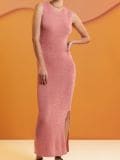 Rochie maxi - roz-pudră - SINSAY - small2