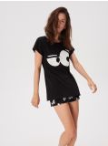 Pijama damă - negru - SINSAY - small2