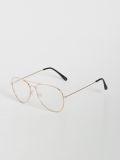 Okulary zerówki - beżowy - SINSAY - small2