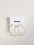 Cercei rotunzi - bej - SINSAY - small1