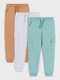 Pantalone 3 pakovanja - kafa - SINSAY - small1