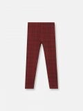 Legginsy w kratę - czerwony - SINSAY - small1