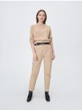 Sweter z półgolfem - beżowy - SINSAY - small1