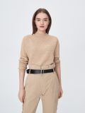 Sweter z półgolfem - beżowy - SINSAY - small2