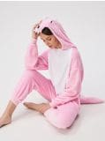 Onesie dinozaur - różowy - SINSAY - small1