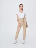 Luźna koszulka basic - biały - SINSAY - small1
