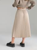 Fustă plisată - bej - SINSAY - small3