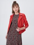 Geacă biker - roșu - SINSAY - small3