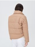 Pikowana kurtka puffer - beżowy - SINSAY - small5