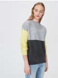 Kolorowy sweter - żółty - SINSAY - small1