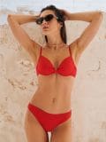 Slip bikini - rosso - SINSAY - small1