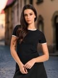 Μπλούζα με αντίθετη ραφή - μαυρο - SINSAY - small9
