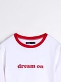 Loosungiga T-särk - valge - SINSAY - small13