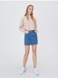 Fustă mini de blugi - albastru - SINSAY - small4