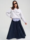 Maxi suknja - mornarsko plava - SINSAY - small8