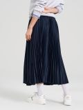 Maxi suknja - mornarsko plava - SINSAY - small11