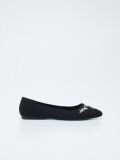 Balerini negri cu broderie - negru - SINSAY - small1