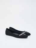 Balerini negri cu broderie - negru - SINSAY - small2