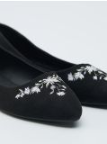 Balerini negri cu broderie - negru - SINSAY - small3
