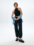 Weite Hosen - Schwarz - SINSAY - small1