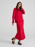 Midi suknja - crvena - SINSAY - small1