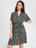 Rochie mini cu model - negru - SINSAY - small4