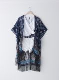 Plażowe kimono - granatowy - SINSAY - small1