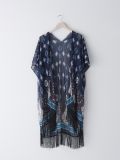 Plażowe kimono - granatowy - SINSAY - small2