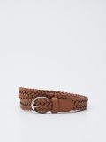 Pleciony pasek - brązowy - SINSAY - small1