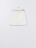 Fustă de blugi cu curea - crem - SINSAY - small3