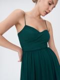 Sukienka maxi z marszczeniem - zielony - SINSAY - small2