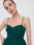 Sukienka maxi z marszczeniem - zielony - SINSAY - small4