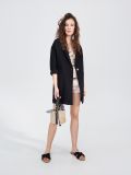 Sacou lung - negru - SINSAY - small3